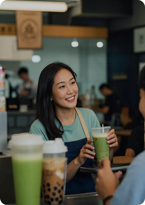 Bubble tea a nápoje